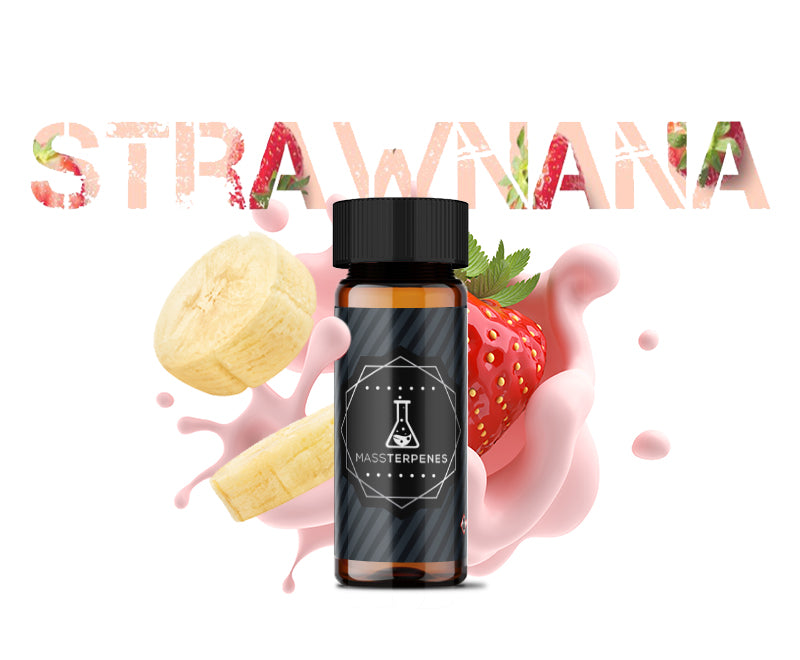 Strawnana Strain image - strawberry banana strain white background